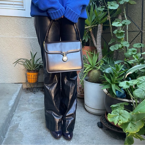 Gucci black Gucci leather pants with cute small pockets in front - Picture 16 of 16